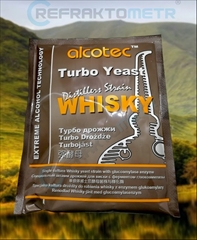 Alcotec Whiskey w/GA - Turbo kvasnice Whiskey alcotec obsahuje specifické složení a dosahuje tak výrazné zlepšení oproti ostatním whiskey kvasinkám běžně distribuovaným na trhu. 